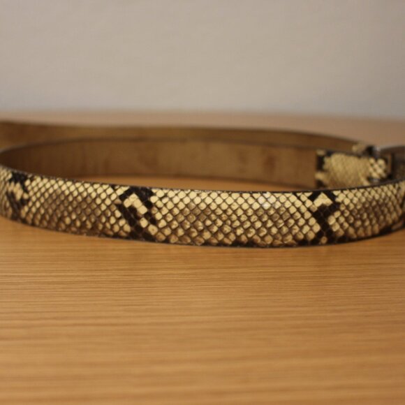 Kleinberg Sherrill Python Skin Belt - Picture 3 of 6